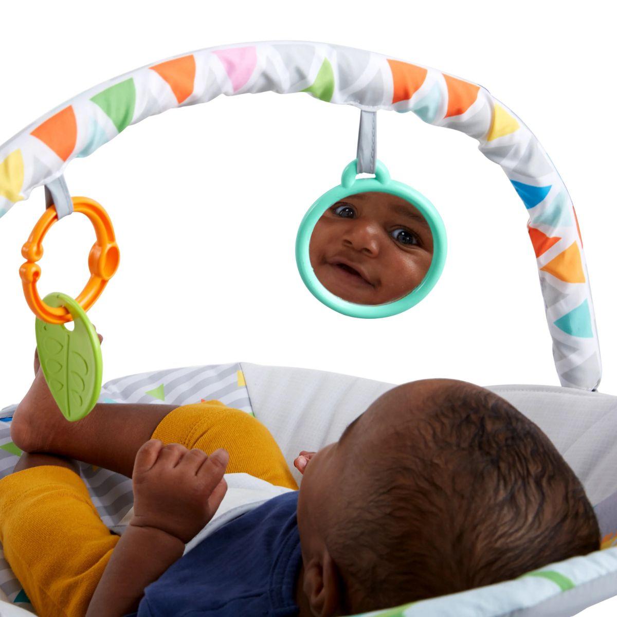 Bright Starts Safari Fun Vibrating Bouncer | Mothercare SG